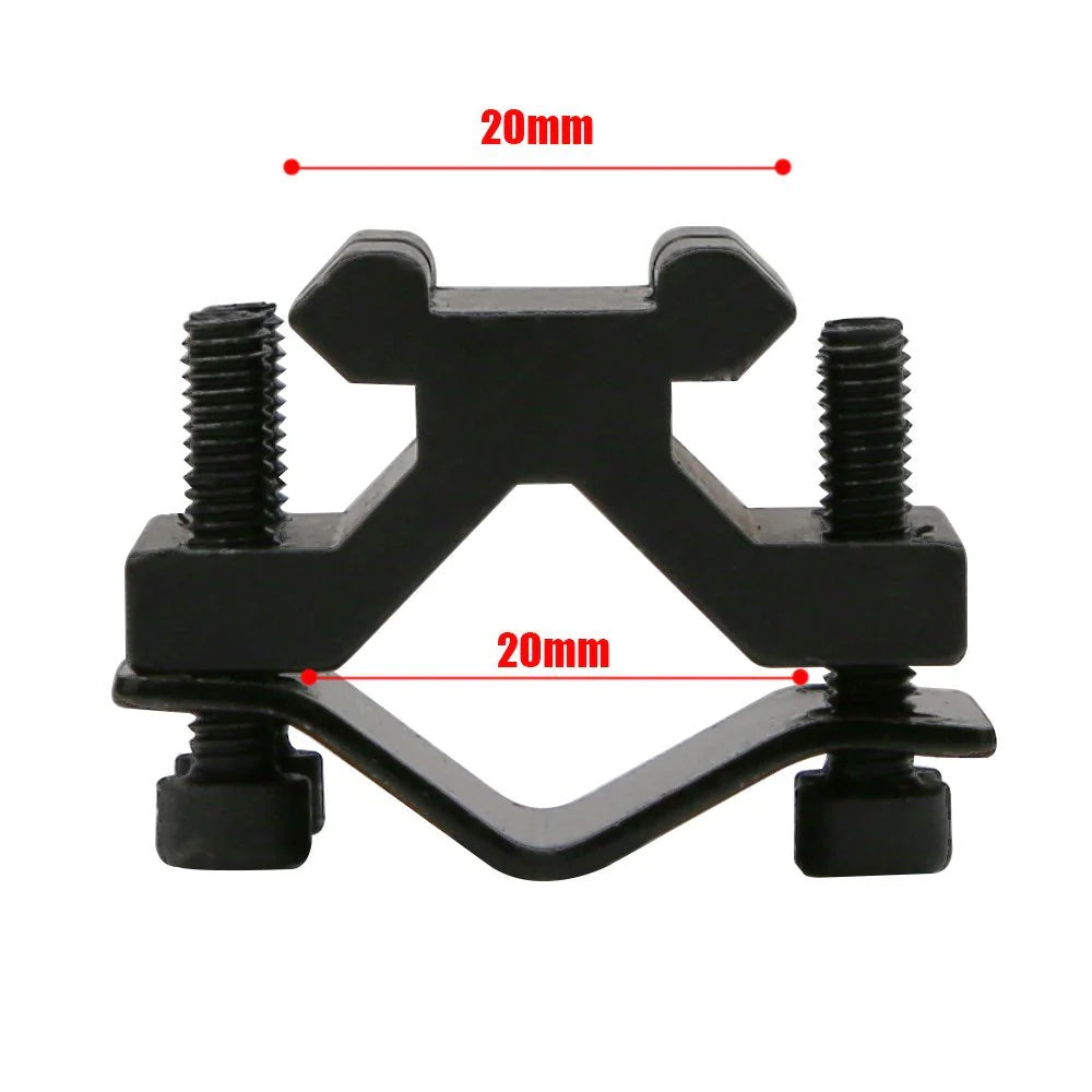 Mantis - Barrel Mount Picatinny Rail | 10-20mm Universal Single Rail Adapter
