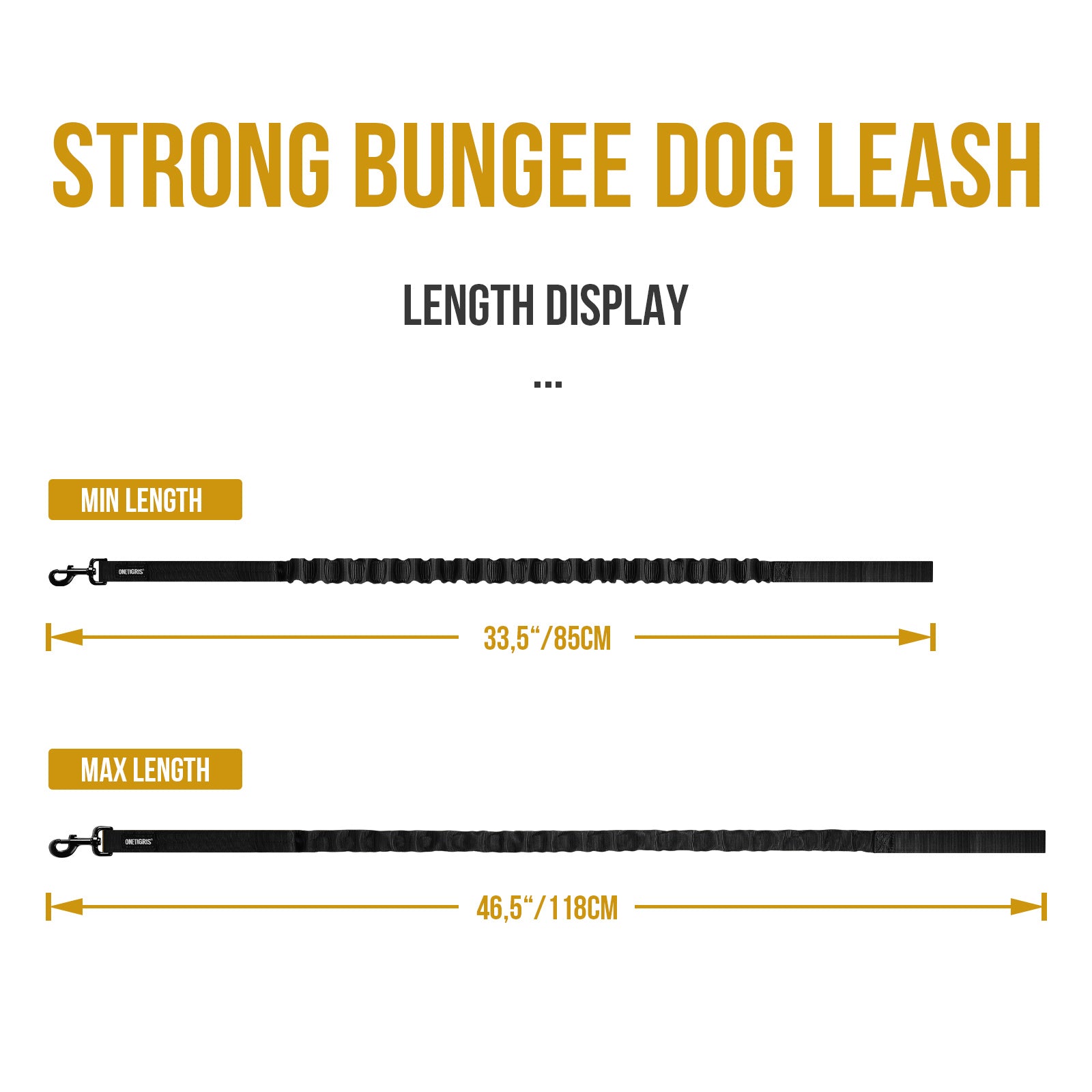 ONETIGRIS - Dog Leash 110