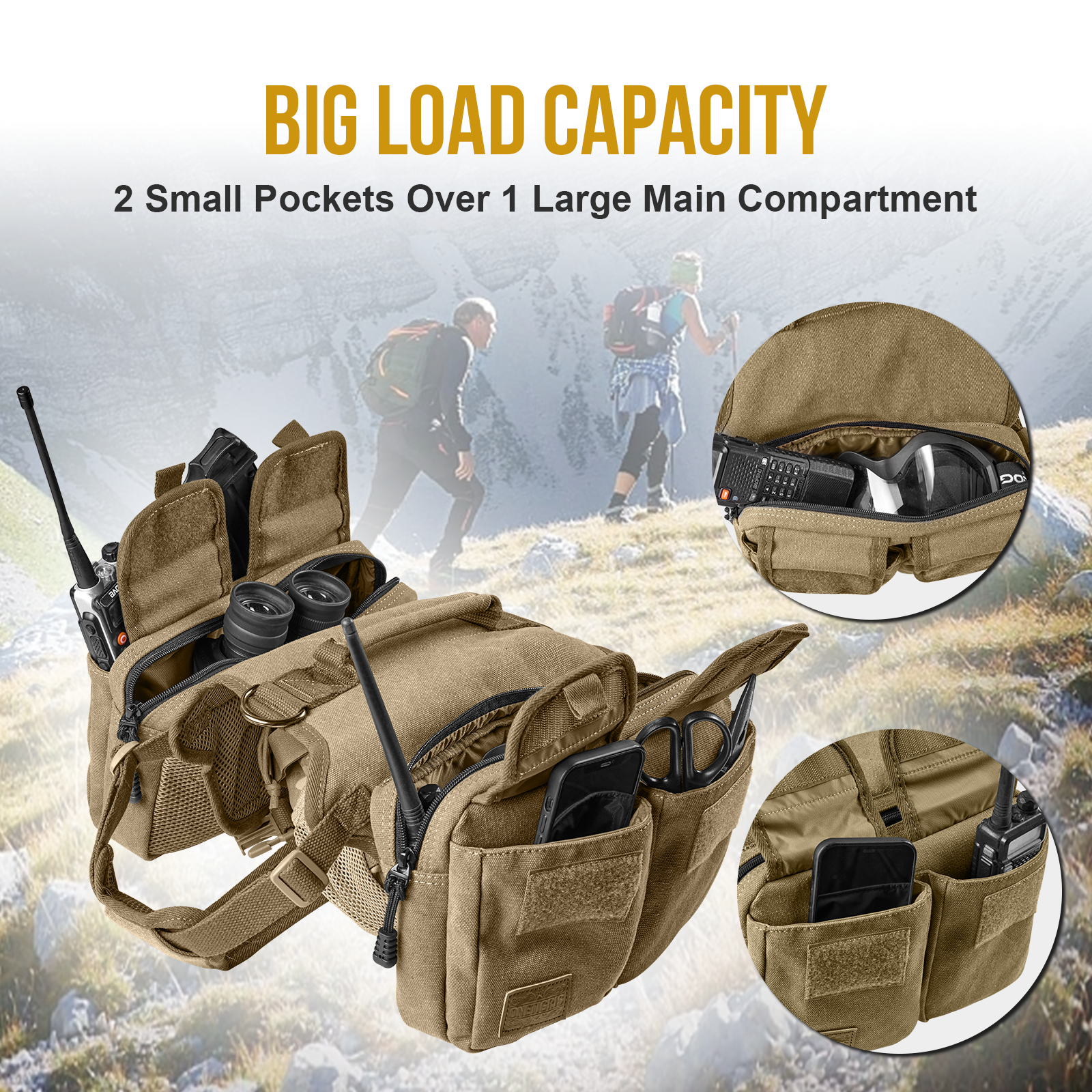 ONETIGRIS - HOPPY CAMPER Dog Pack 3.0