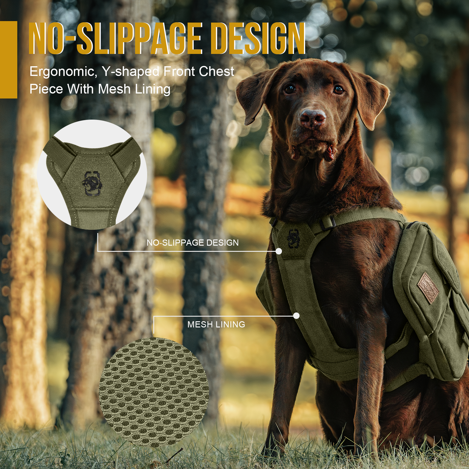 ONETIGRIS - HOPPY CAMPER Dog Pack 3.0