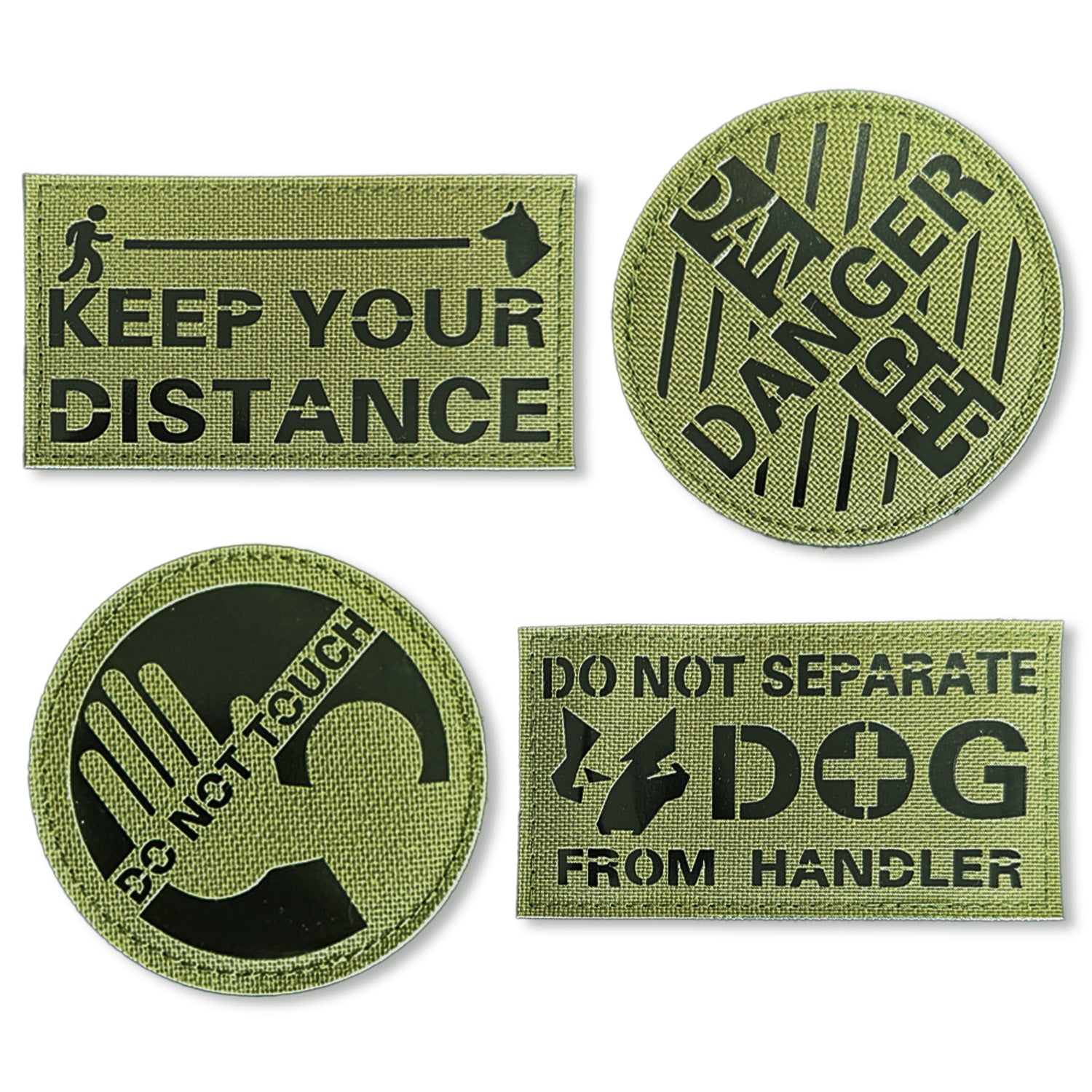 ONETIGRIS - Hi-Vis Dog Patch Set