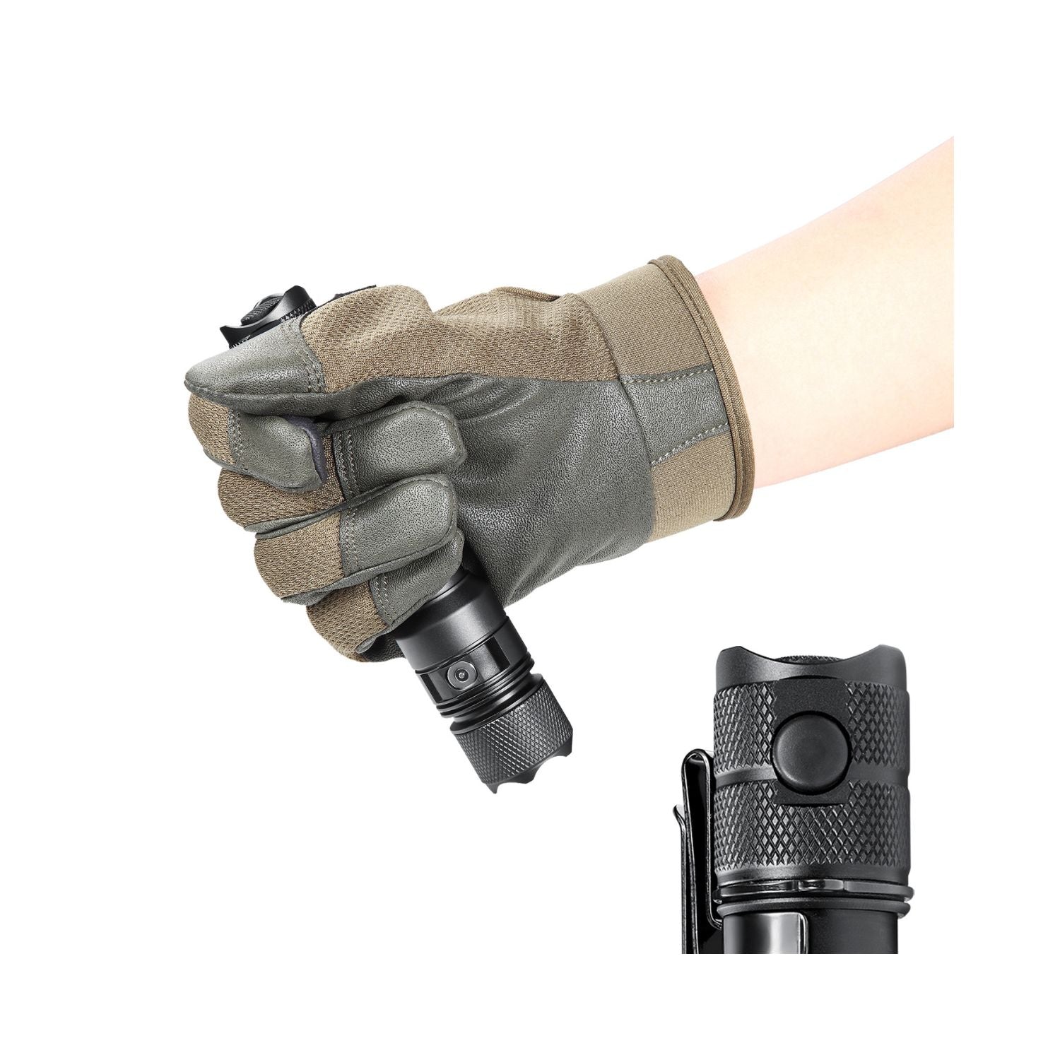 Powertac - E9 GEN5 Long Throw 3,000 Lumen Tactical EDC Flashlight