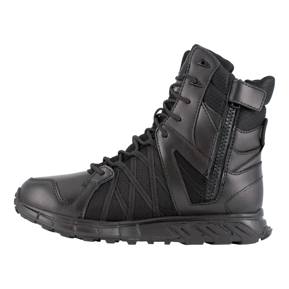Reebok - Reebok - Trailgrip Tactical 8" Side-Zip Waterproof Boot | Black