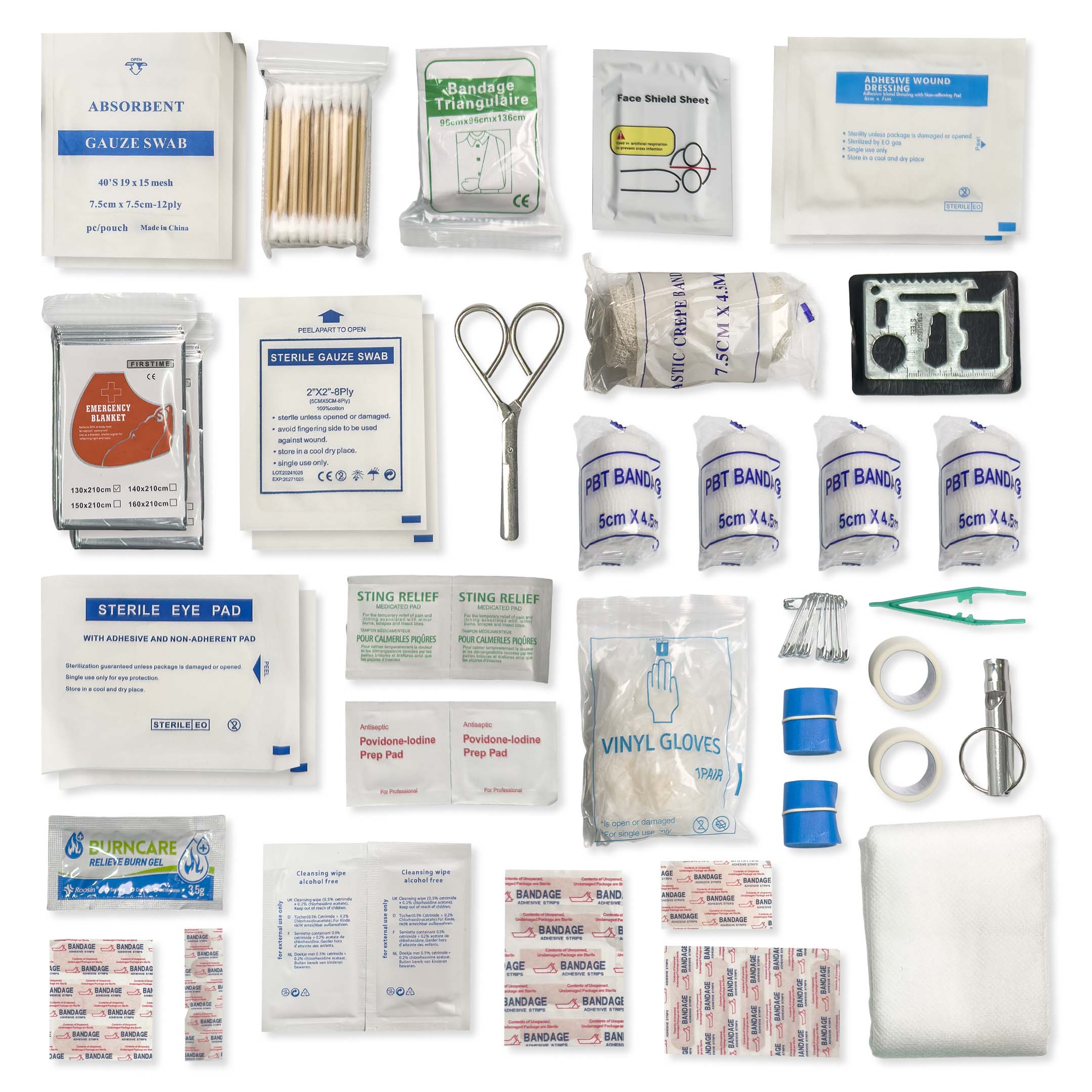 Tactical Essentials - Hard Shell Comprehensive First Aid Kit