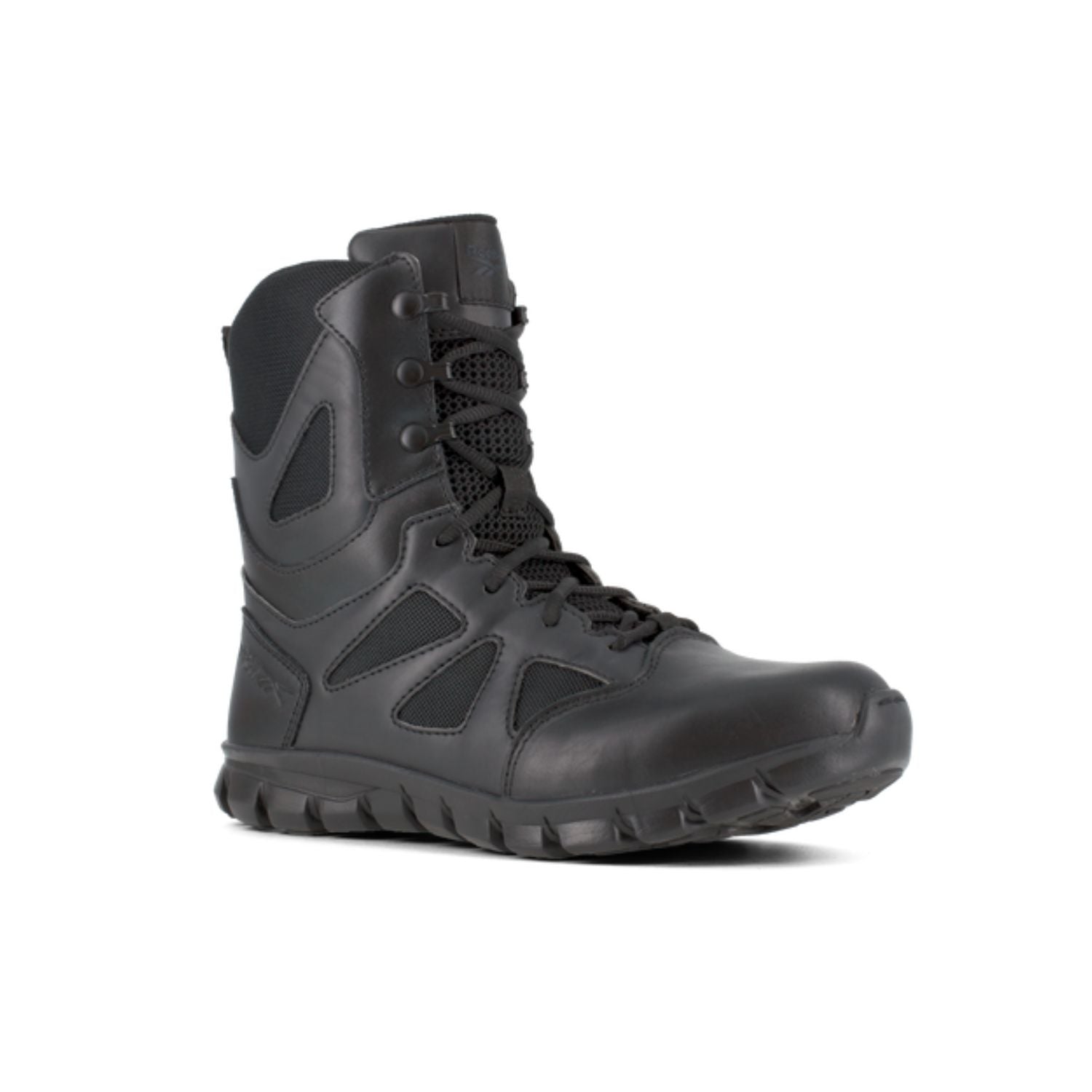 Reebok - Sublite Cushion Men's 8" Tactical Boot with Side Zipper - Black