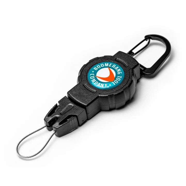 Boomerang - Universal Retractable Fishing Gear Tether with Carabiner