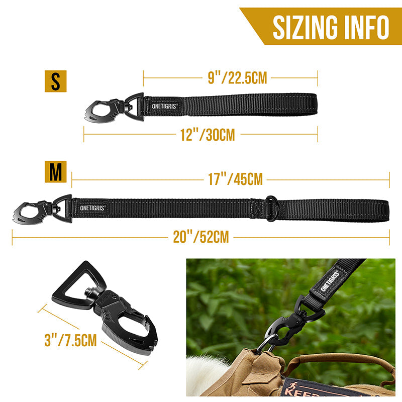ONETIGRIS - BOLT Short Dog Leash