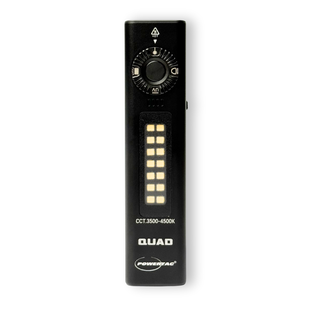Powertac - QUAD | 4-in-1 2000 Lumen EDC Flashlight