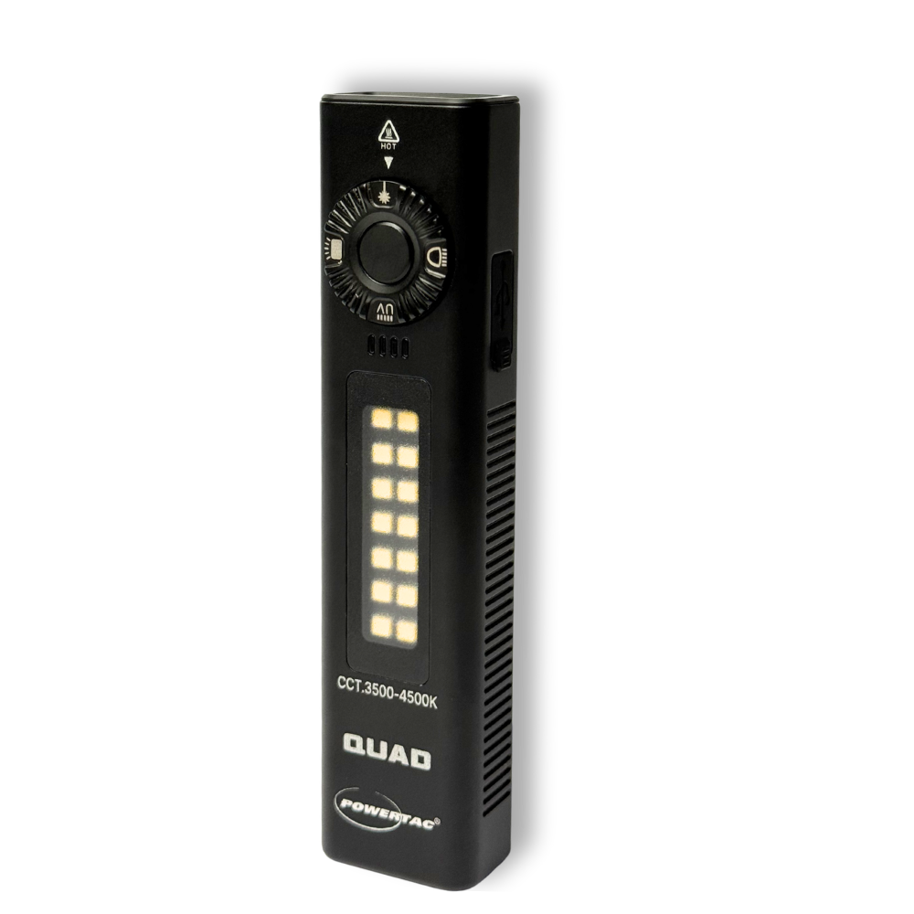 Powertac - QUAD | 4-in-1 2000 Lumen EDC Flashlight