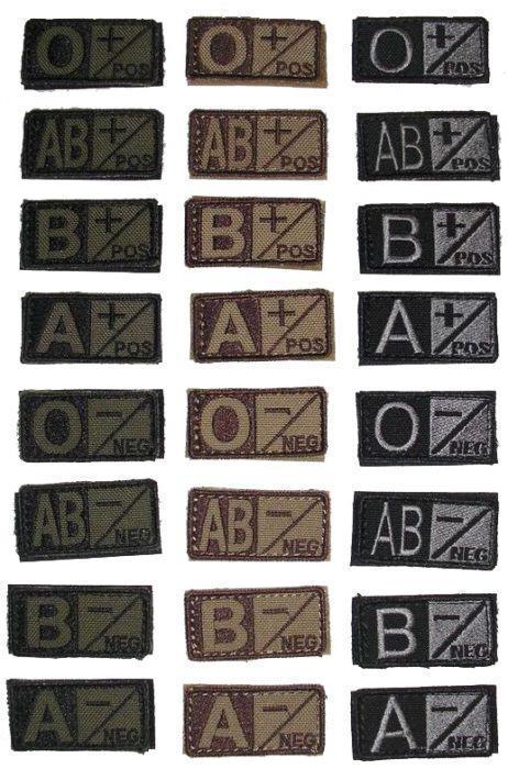 Condor Outdoor - Blood Type Patches